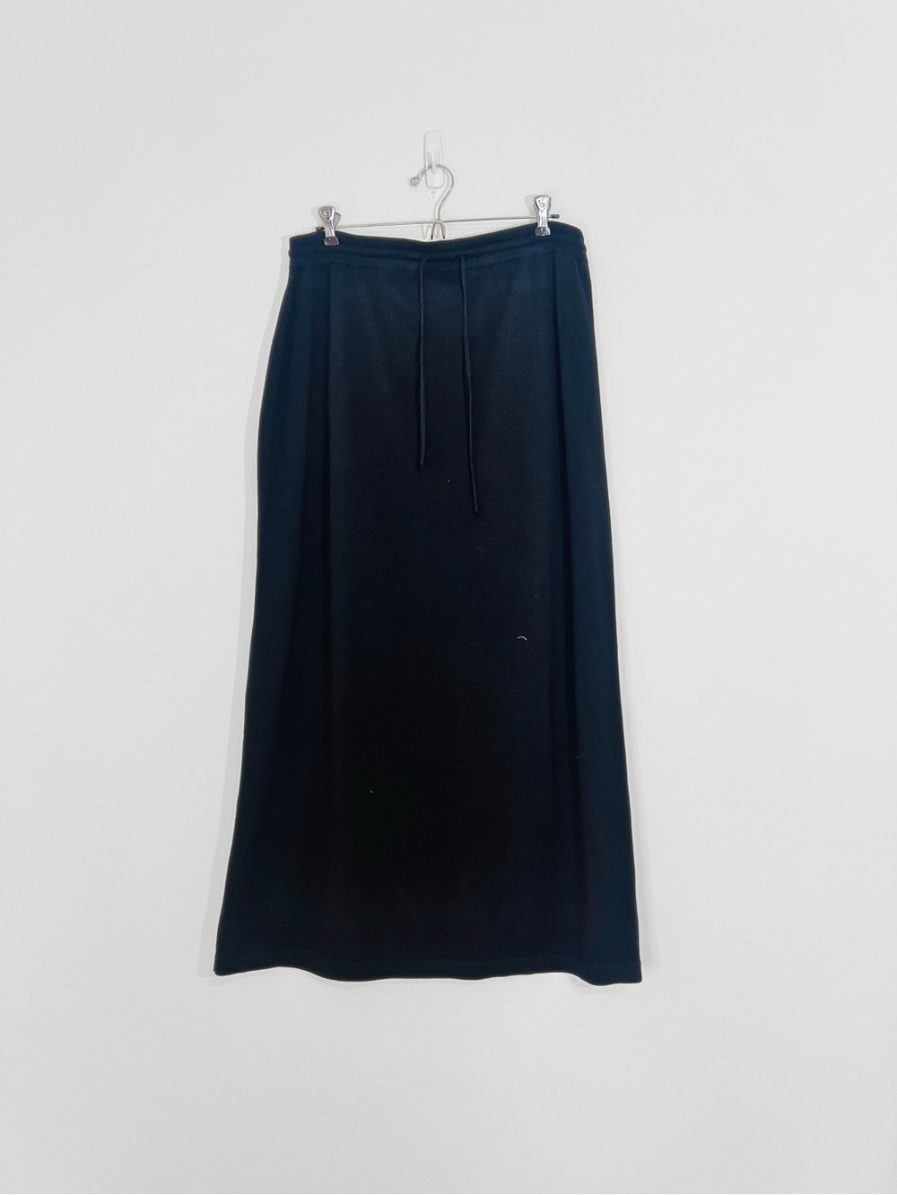 Black Knit Maxi Skirt